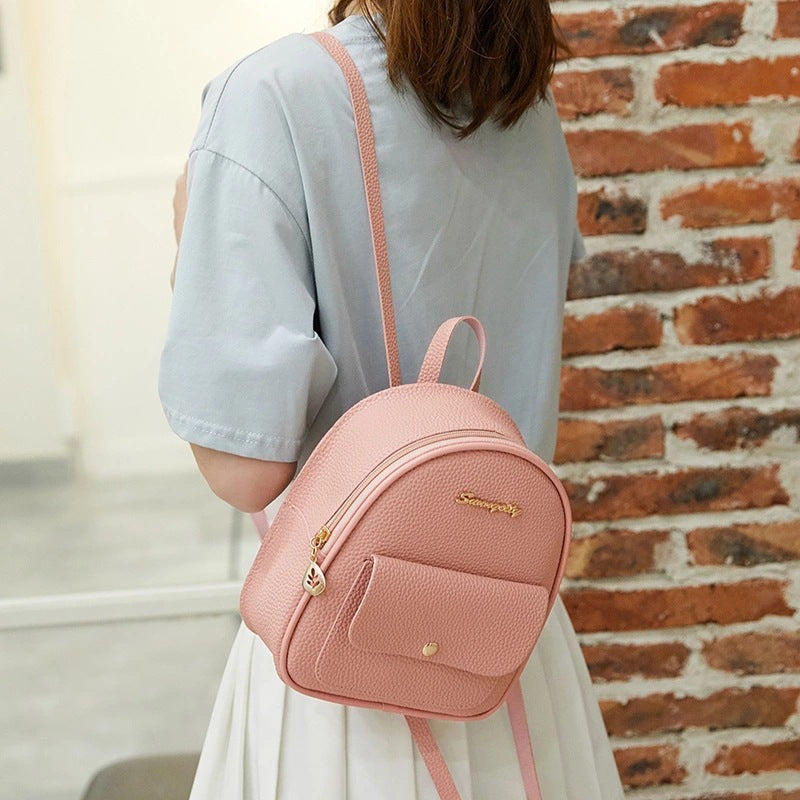 Wholesale PU Letter Logo Backpack